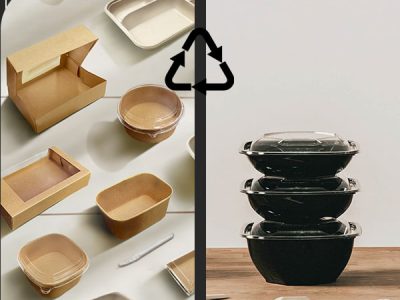 مقایسه ظروف یکبار مصرف مایکروویوی با ظروف گیاهی