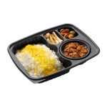 ظرف یکبار مصرف چهار خانه کد 402 دردار