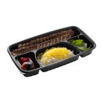 مشخصات ظرف یکبار مصرف چهار خانه کد 8004