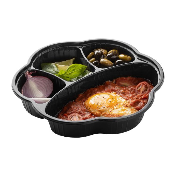 خرید ظرف یکبار مصرف چهار خانه کد M4