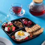 قیمت ظرف یکبار مصرف چهار خانه کد 254