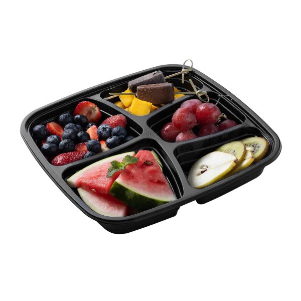 خرید ظرف یکبار مصرف پنج خانه کد 255