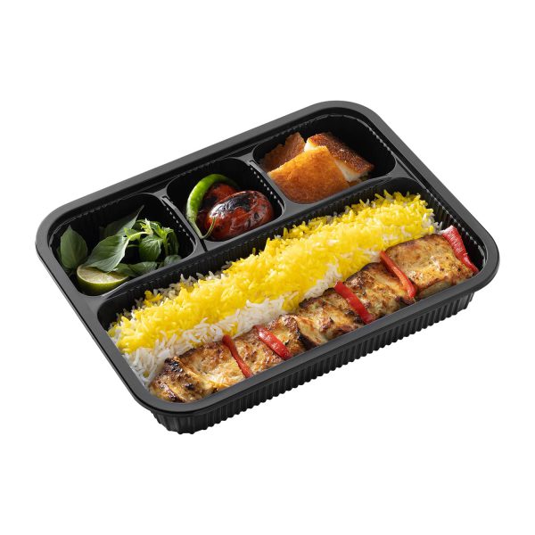 خرید ظرف یکبار مصرف چهار خانه کد 406